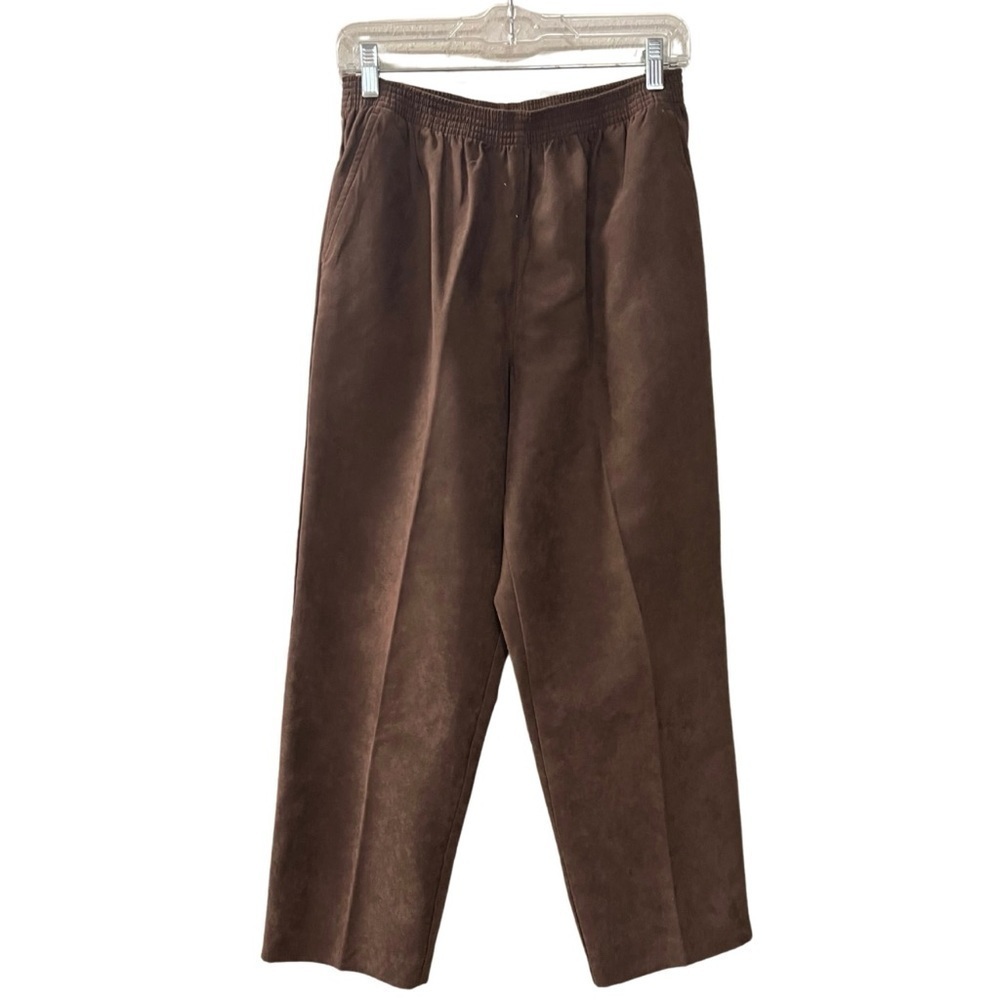 Studio Works Faux Suede Pants Size 10P NWOT